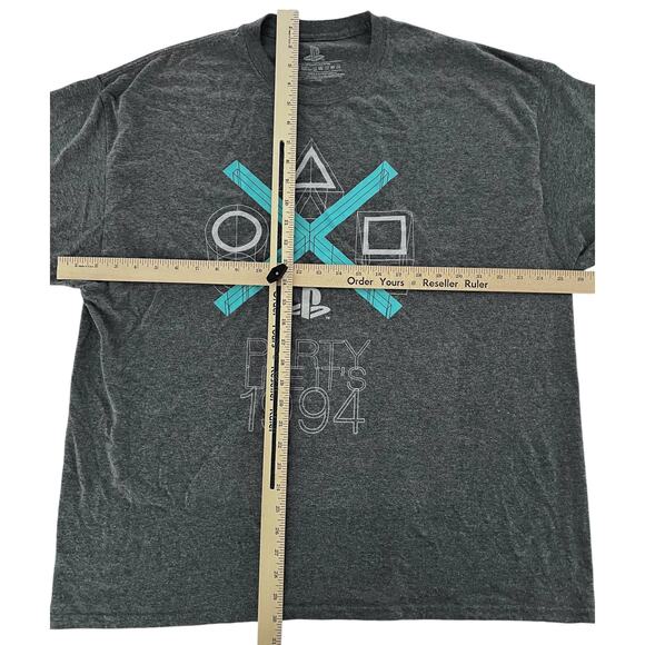 Sony PlayStation “Party Like It’s 1994” Men's Graphic T-Shirt Gray 2XL - Picture 6 of 8